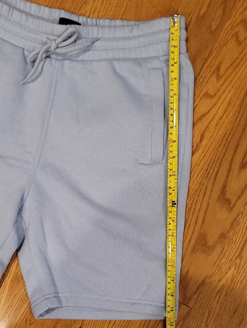 H&M Light Blue Athletic Drawstring Shorts - Picture 10 of 15